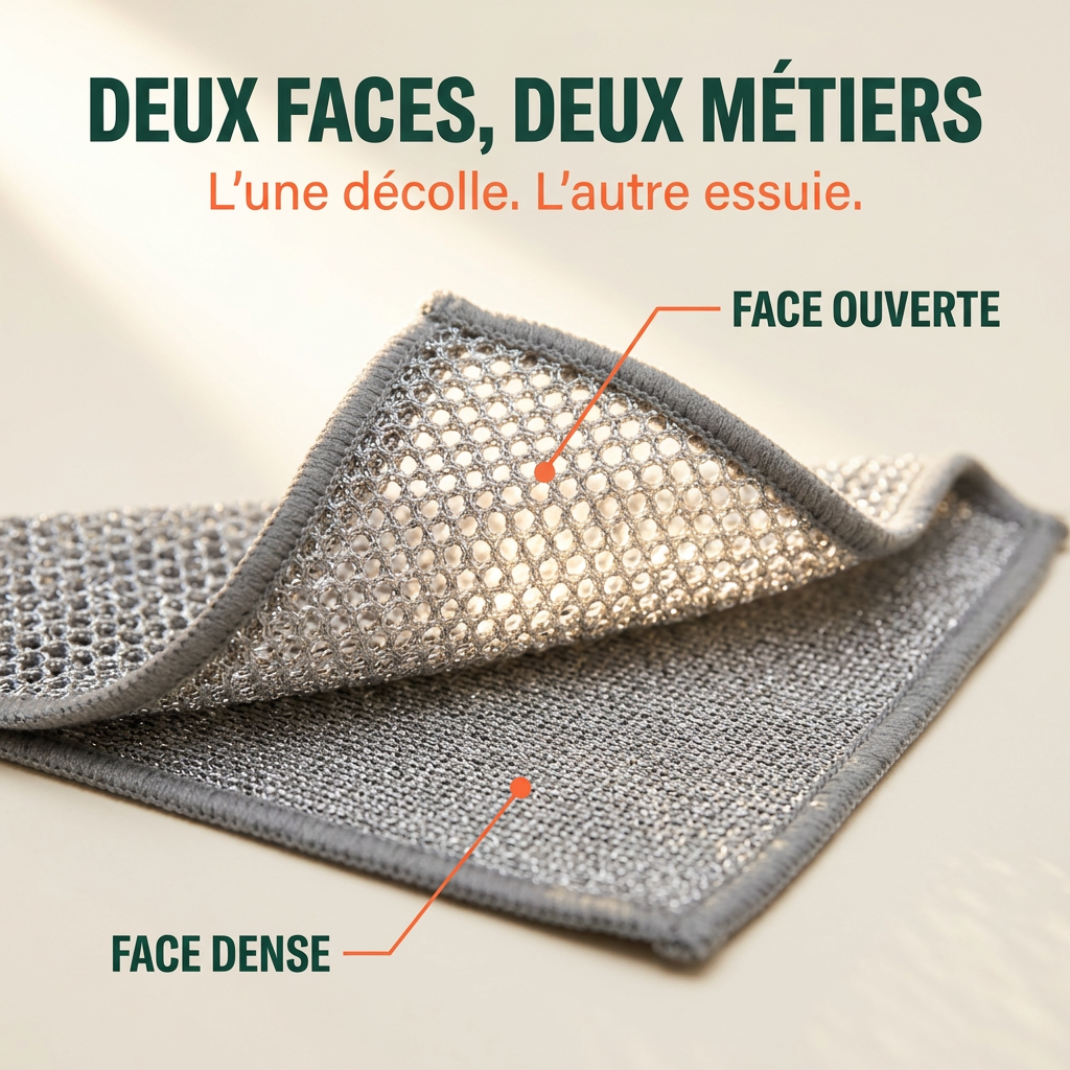 Beralen™ Chiffons magiques en laine d'acier - Puissant et sans rayures pour un nettoyage optimal