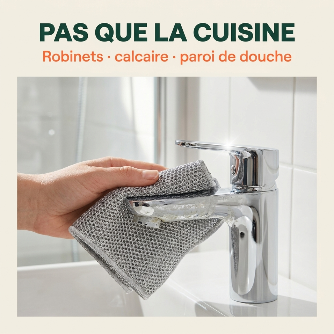 Beralen™ Chiffons magiques en laine d'acier - Puissant et sans rayures pour un nettoyage optimal