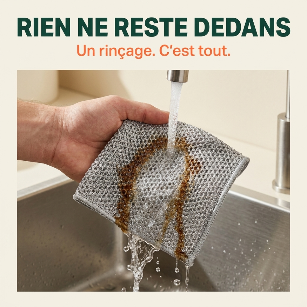 Beralen™ Chiffons magiques en laine d'acier - Puissant et sans rayures pour un nettoyage optimal