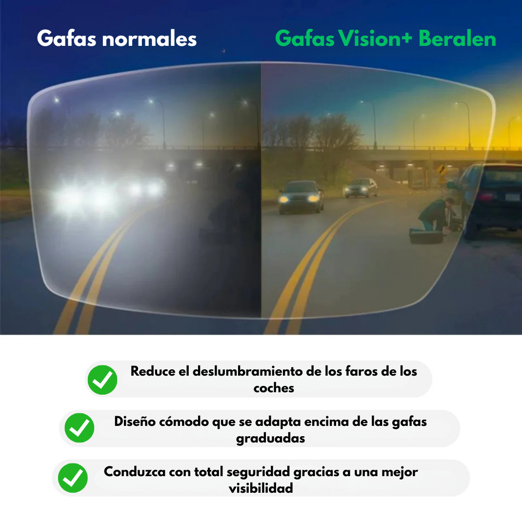 Gafas Vision+Noche™ Tecnología Óptica – Beralen