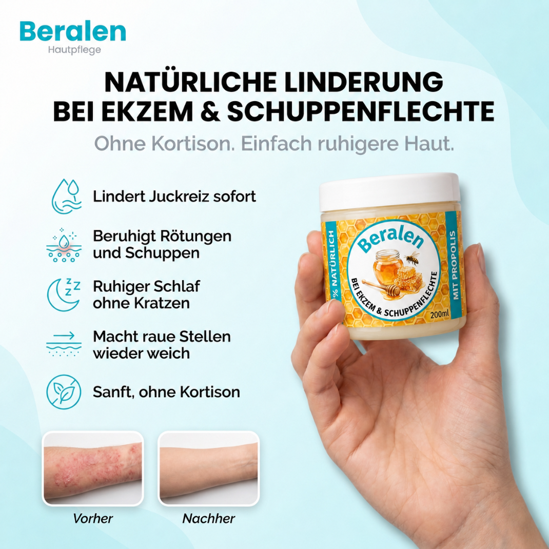 Beralen™ – Repair Balsam bei Ekzem & Schuppenflechte