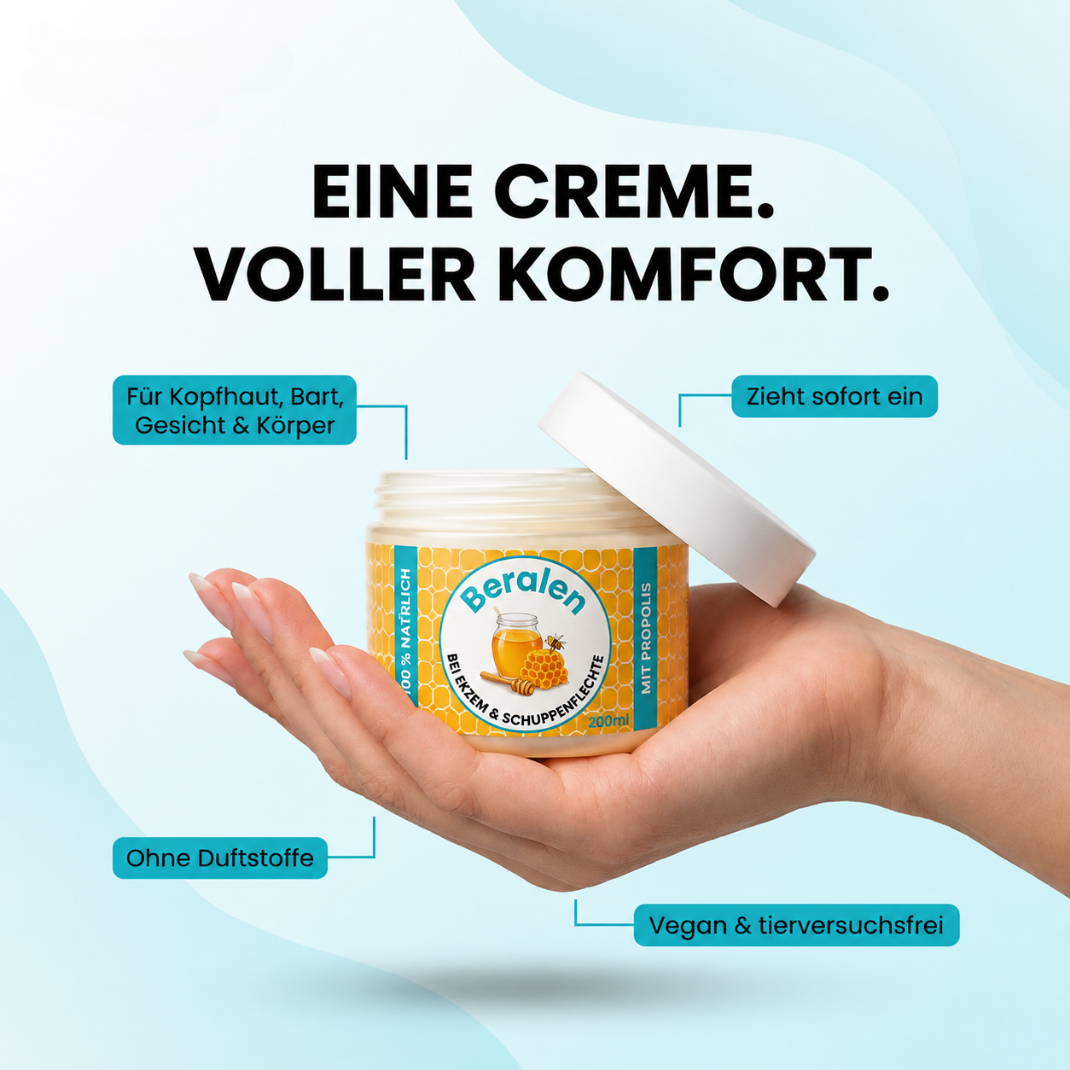 Beralen™ – Repair Balsam bei Ekzem & Schuppenflechte