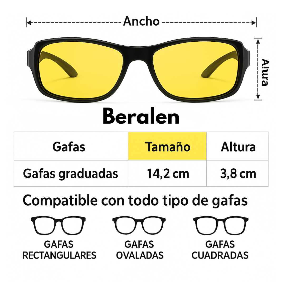 Gafas Vision+Noche™ Tecnología Óptica – Beralen
